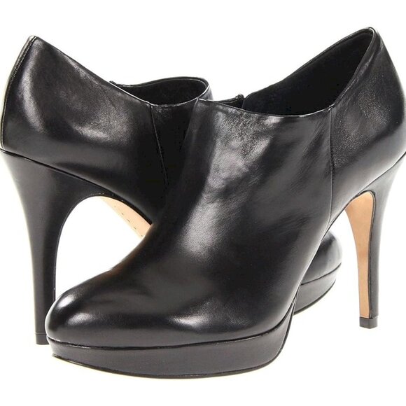 Vince Camuto Elvin Black Platform Ankle Booties Women's Size 8M - Picture 1 of 9
